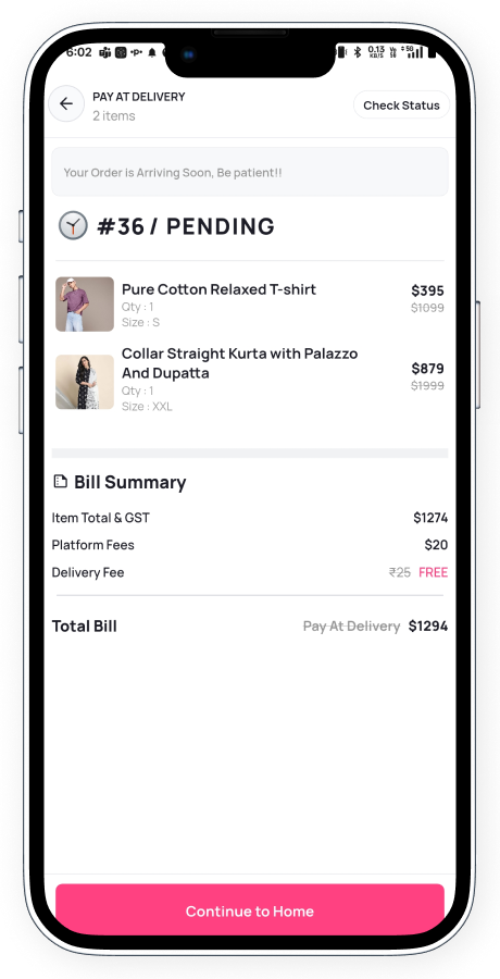 Zyntra Flutter ecommerce app screenshot 28 thumbnail